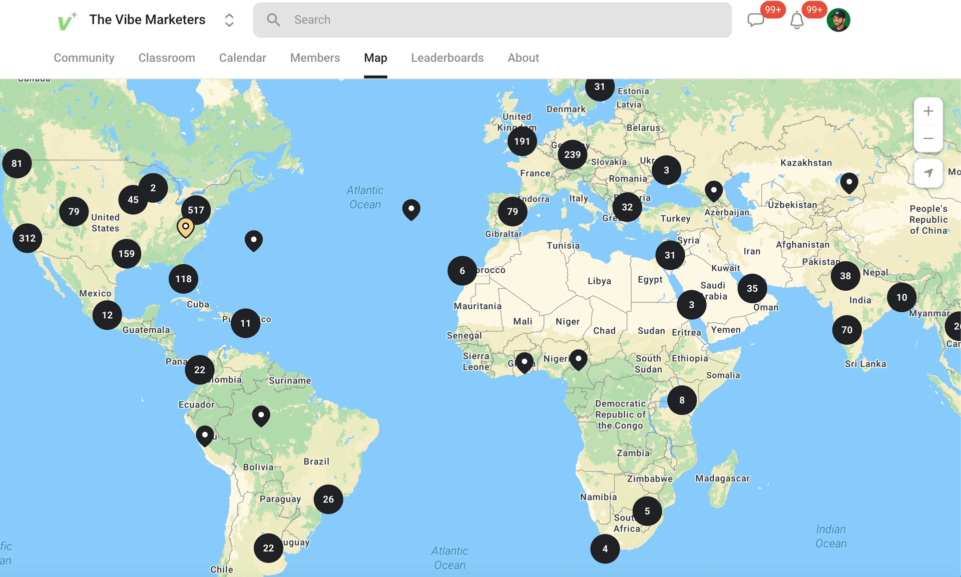 Global community of 2,500+ Vibe Marketers